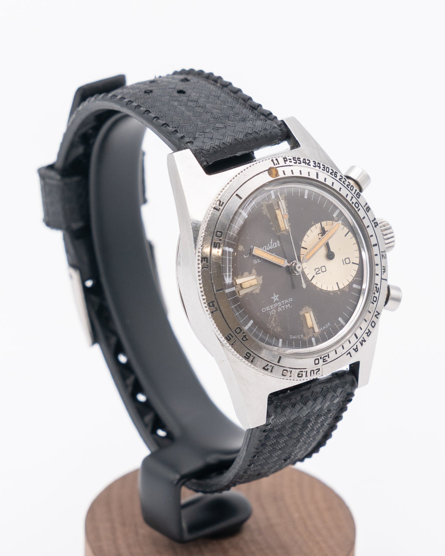 Aquastar Deepstar Big Eye Chronograph 37mm