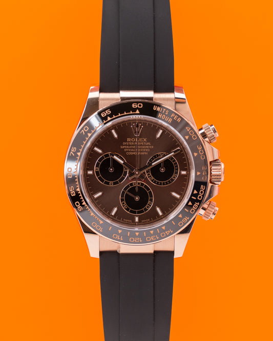 Rolex Daytona 40mm 126515LN Rose Gold Oysterflex 2025