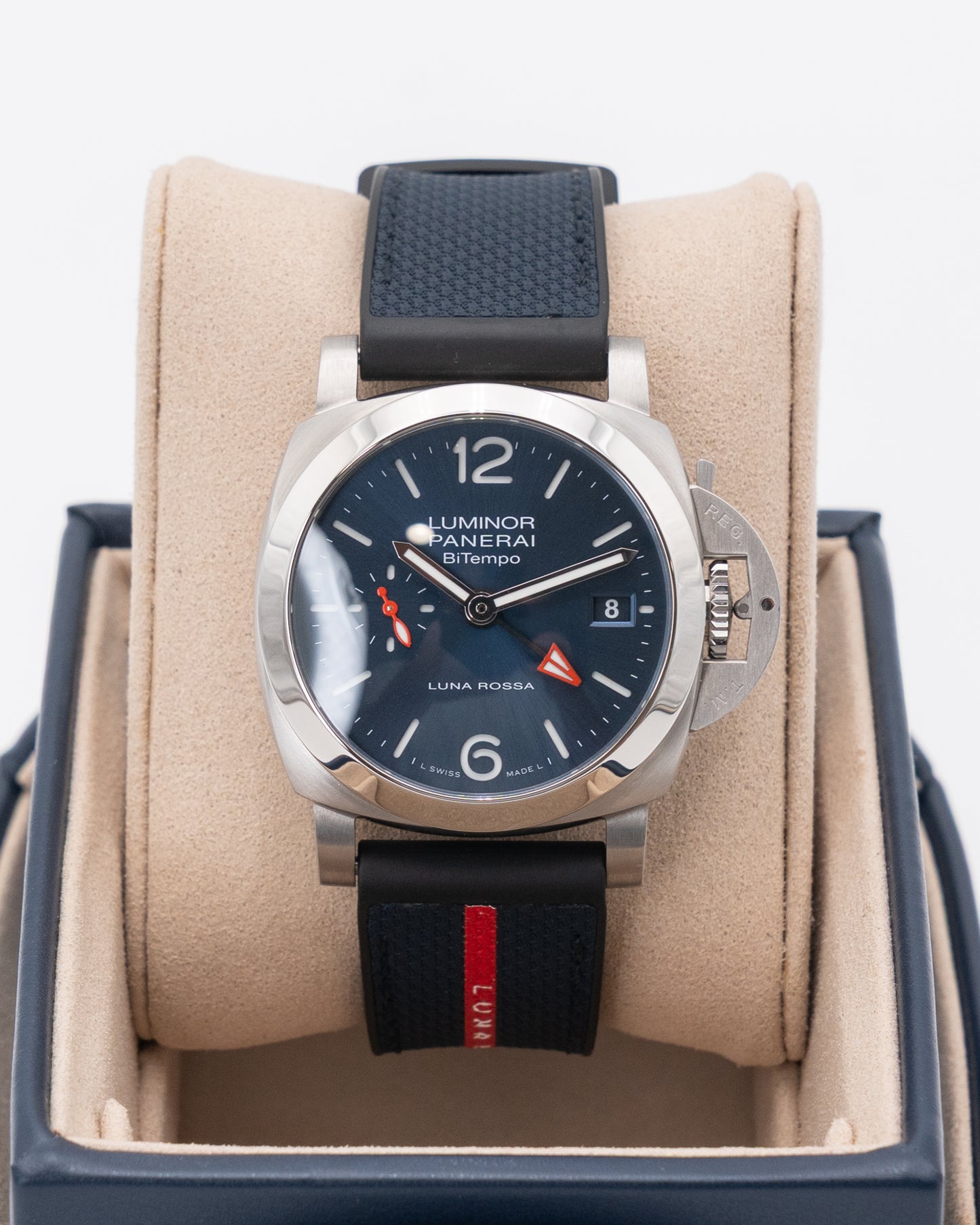 Panerai Luminor 40mm PAM01404 Quaranta BiTempo Luna Rossa Blue 2025