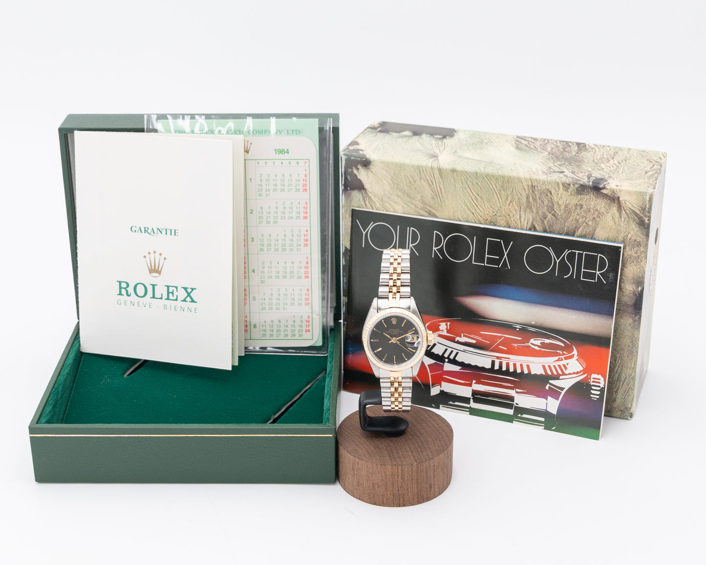 Rolex Datejust 26mm 6917 Two Tone Black Dial Yellow Gold 1983