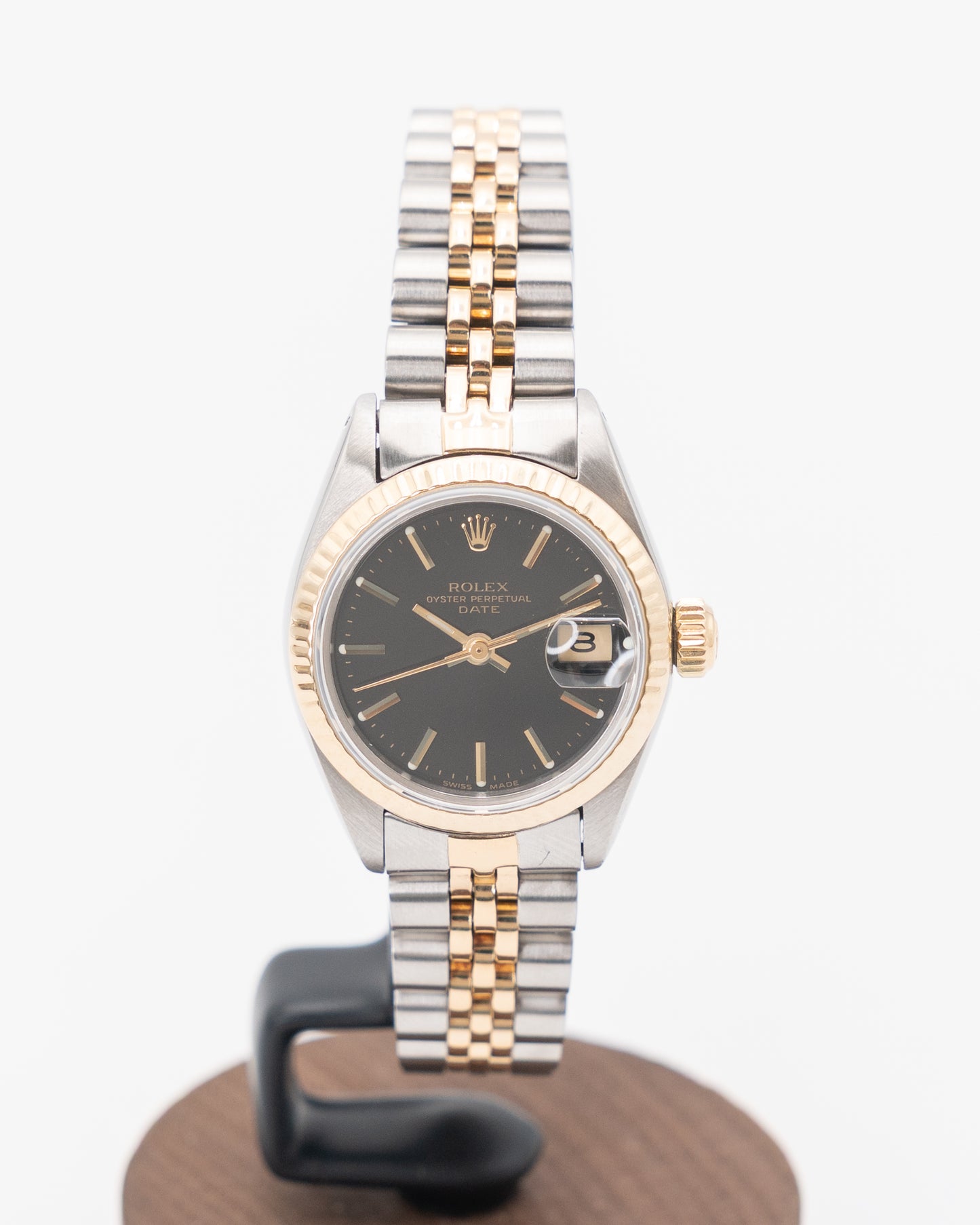 Rolex Datejust 26mm 6917 Two Tone Black Dial Yellow Gold 1983