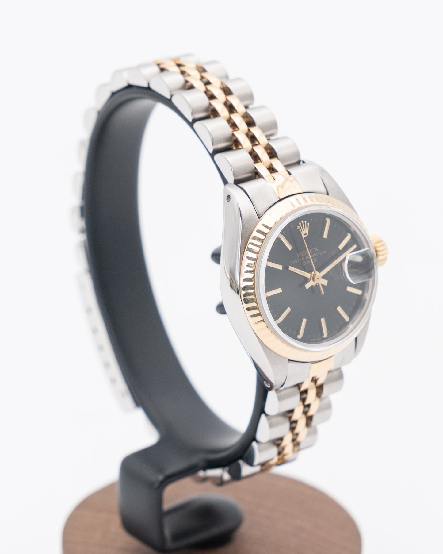 Rolex Datejust 26mm 6917 Two Tone Black Dial Yellow Gold 1983