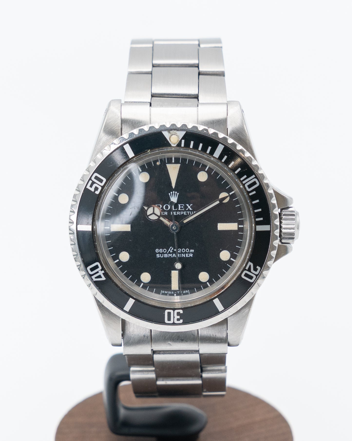 Rolex Submariner No Date 40mm 5513 Black Aluminum