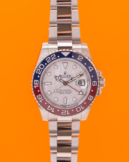 Rolex GMT Master II 40mm 126719BLRO Meteorite Pepsi White Gold 2023