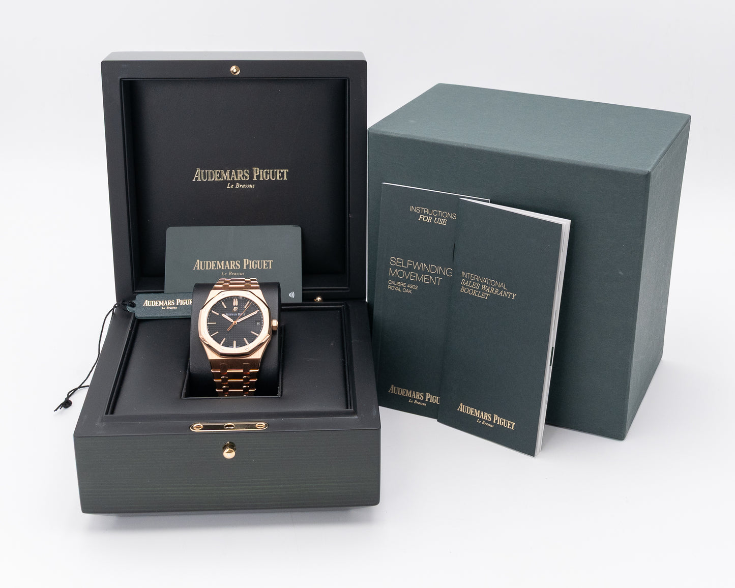 Audemars Piguet Royal Oak 41mm 15500OR Rose Gold Black Dial