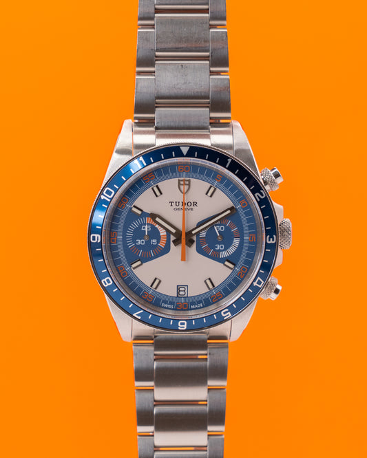 Tudor Heritage Chronograph 42mm 70330B Blue 2013
