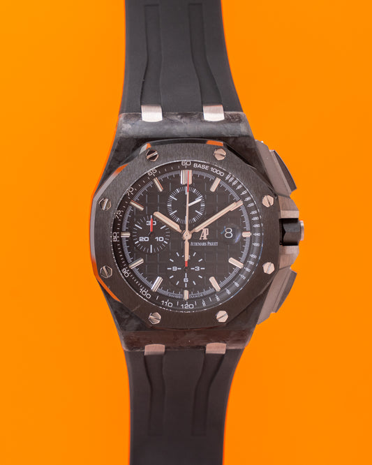 Audemars Piguet Royal Oak Offshore 44mm 26400AU Black Ceramic Forged Carbon Chronograph