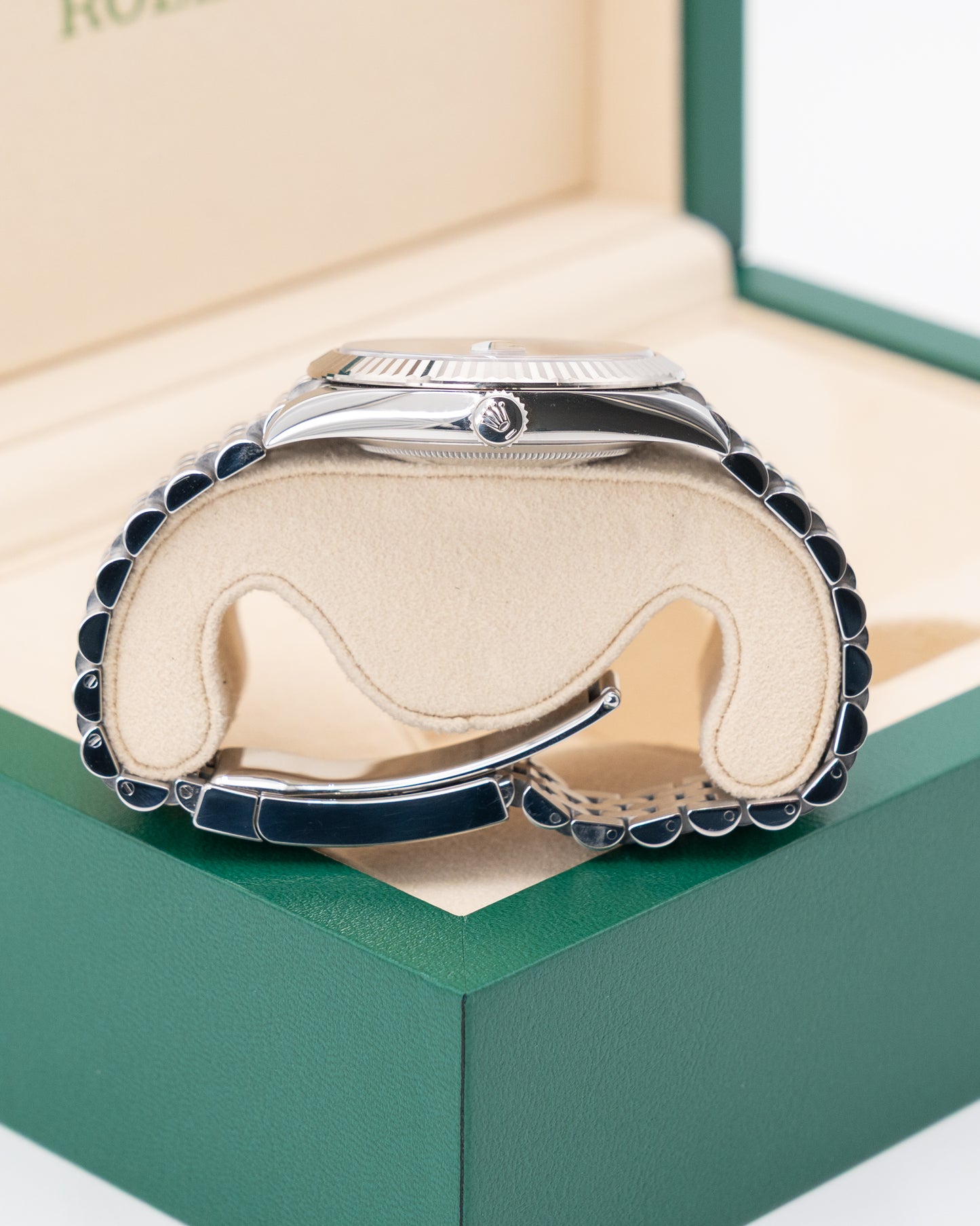 Rolex Datejust 41mm 126334 Blue Index Dial Fluted Jubilee 2024