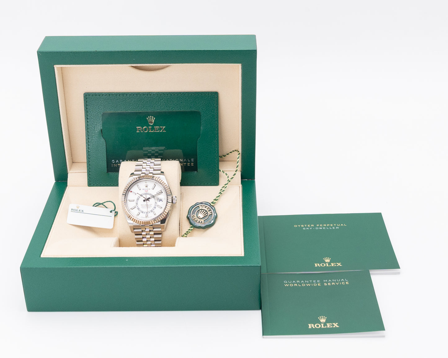 Rolex Sky Dweller 42mm 336934 Whiter Dial on Jubilee 2023