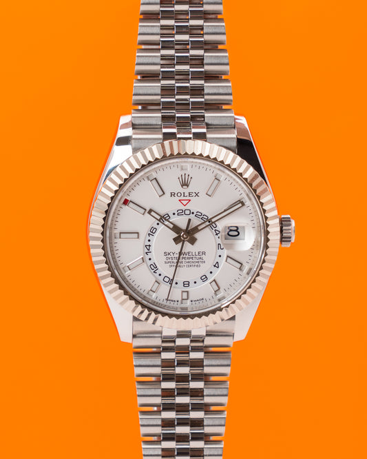 Rolex Sky Dweller 42mm 336934 Whiter Dial on Jubilee 2023