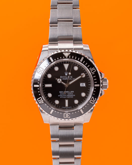 NEW OLD STOCK WITH STICKERS 2024 OLD CARD Rolex Sea Dweller 40mm 116600 Black