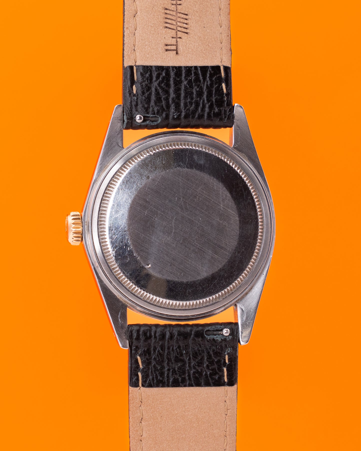 Rolex Datejust 36mm 16013 Two Tone Black Diamond Dial