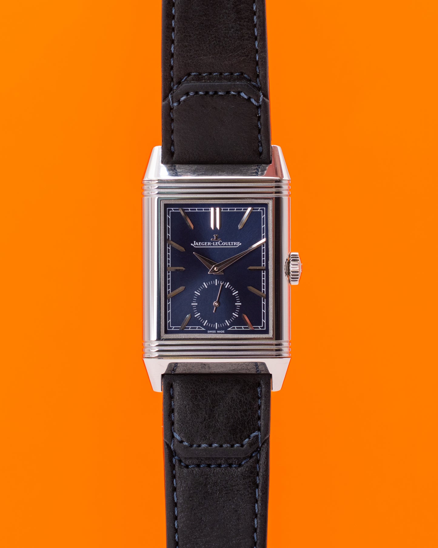 Jaeger-LeCoultre Reverso Tribute Small Seconds 45.6mm Q3978480 Blue Dial