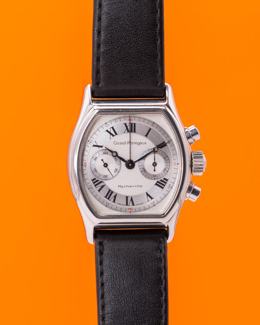 Girard Perregaux Richeville 2710 Stainless Steel White Dial Chronograph