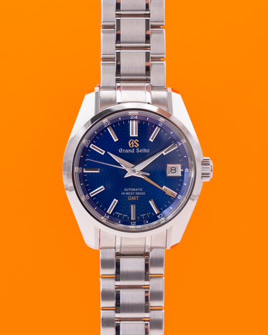 Grand Seiko GMT Heritage 40mm SBGJ261 Blue Peacock Dial 2023