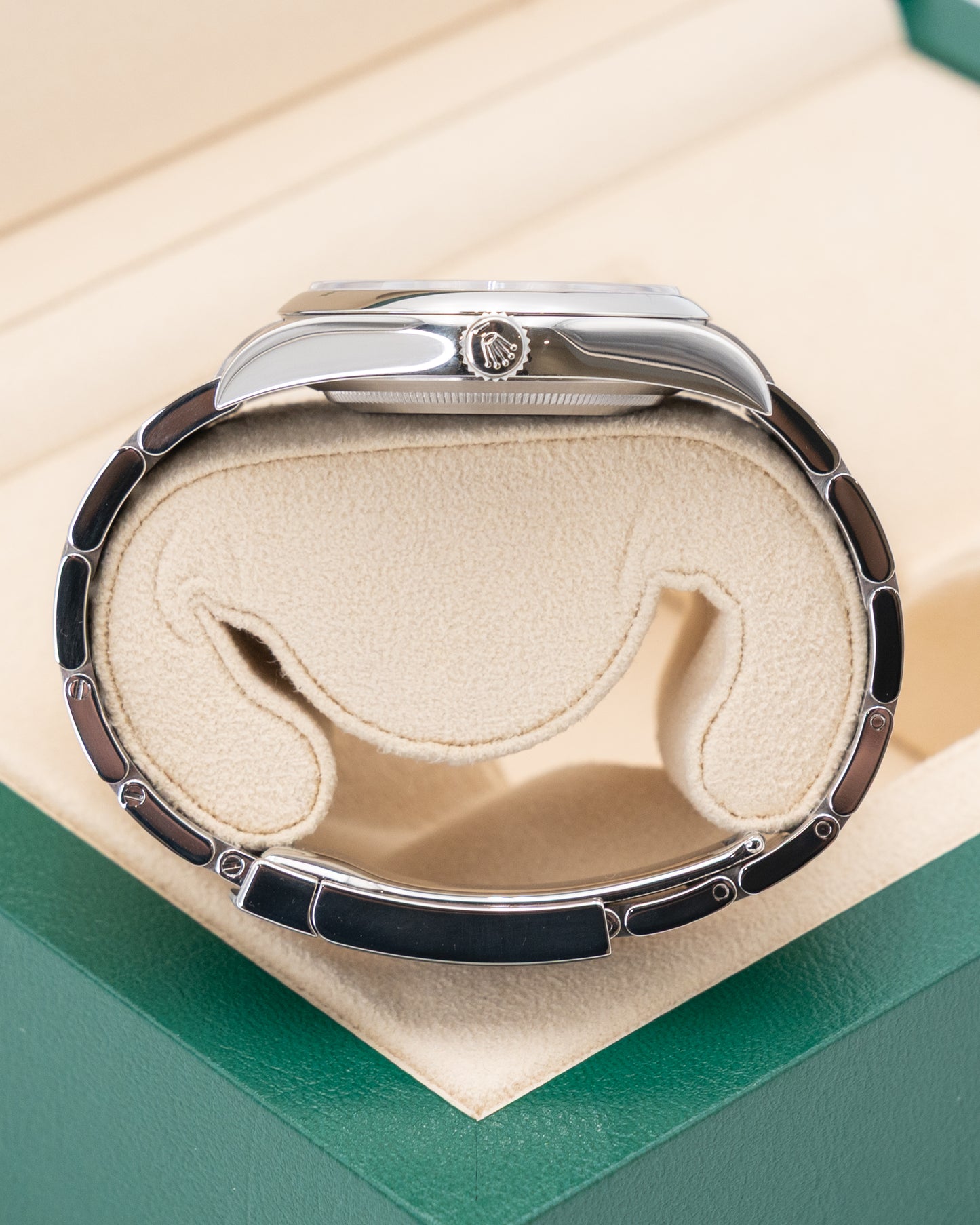 Rolex Oyster Perpetual 39mm 114300 Rhodium Dial