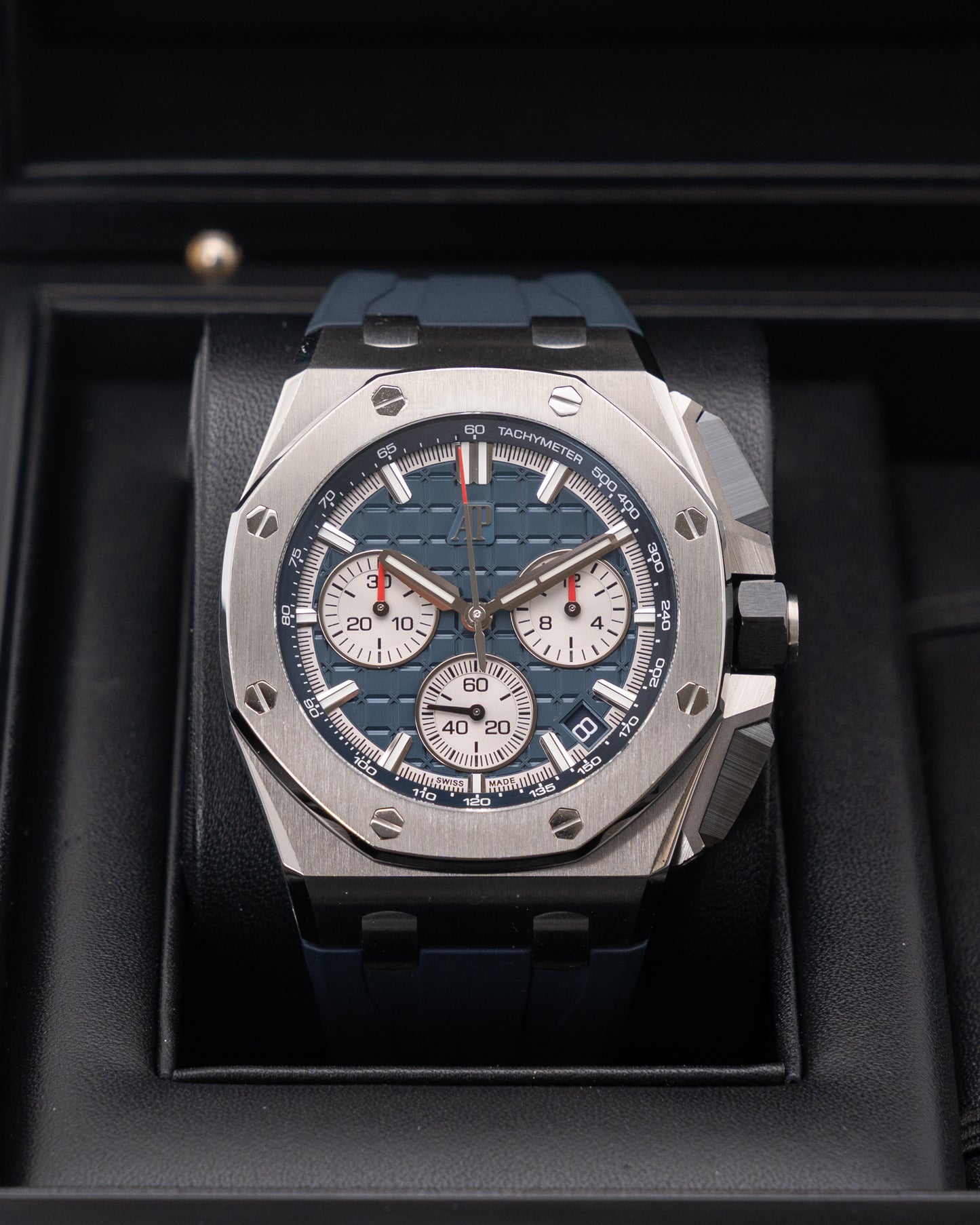 Audemars Piguet Royal Oak Offshore 43mm 26420TI Blue Chronograph Titanium