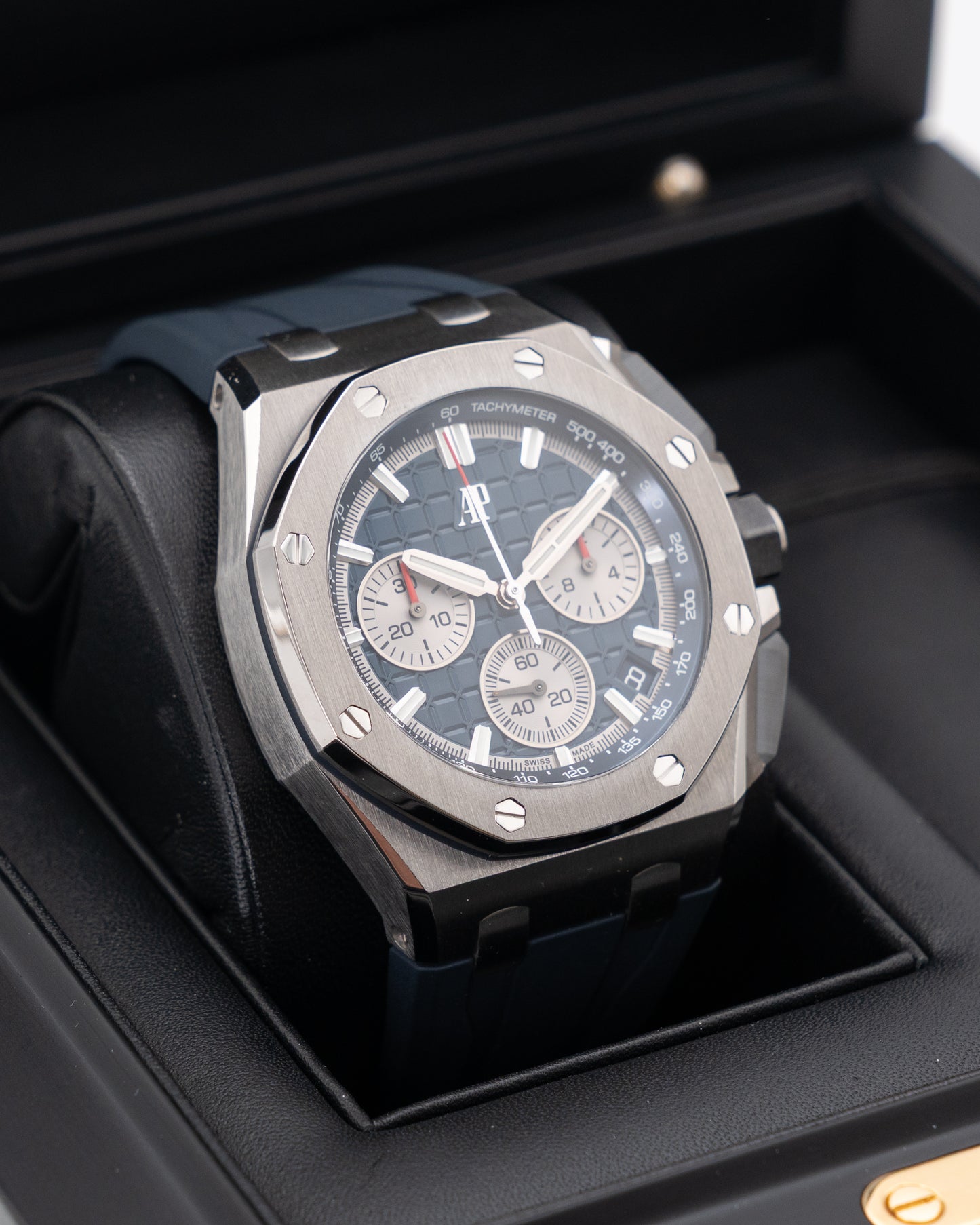 Audemars Piguet Royal Oak Offshore 43mm 26420TI Blue Chronograph Titanium