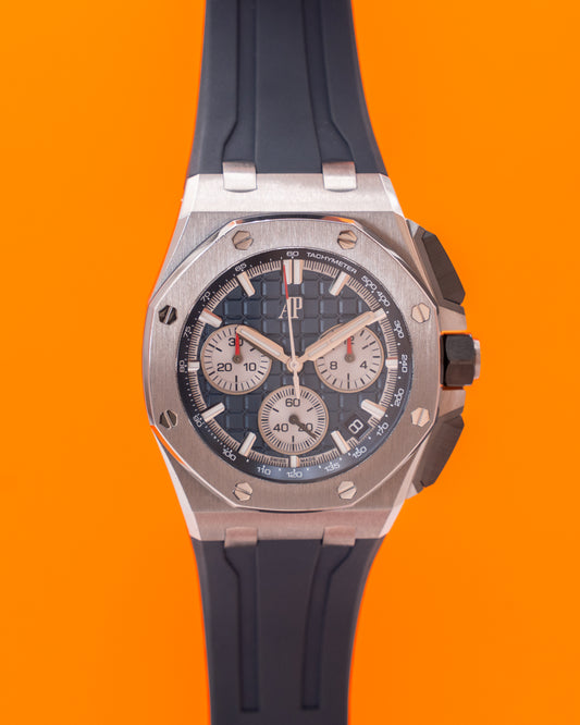 Audemars Piguet Royal Oak Offshore 43mm 26420TI Blue Chronograph Titanium