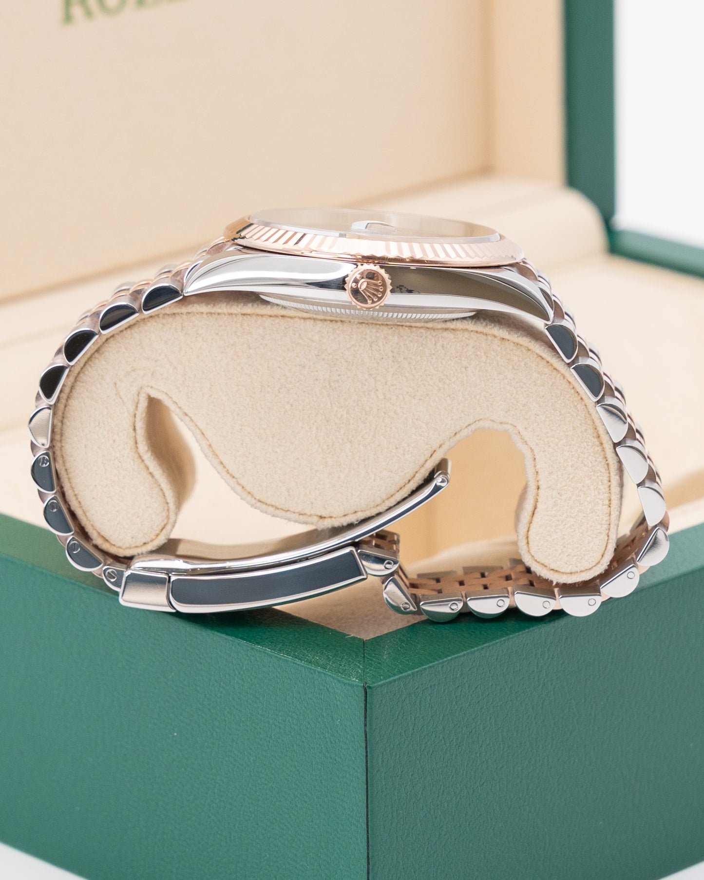 Rolex Datejust 41mm 126331 Wimbledon Dial Rose Gold Two Tone Jubilee 2023