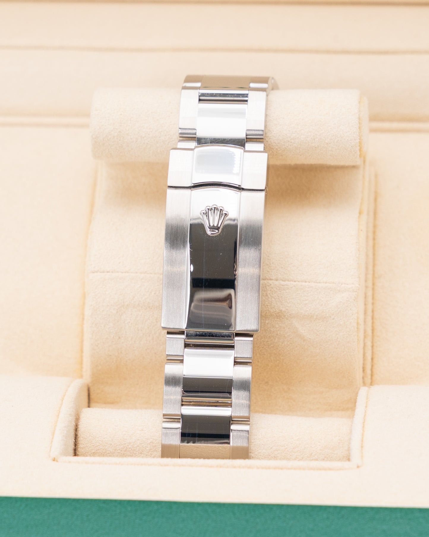 CPO Rolex Datejust 41mm 116334 Black Stick Dial Fluted Oyster 2015