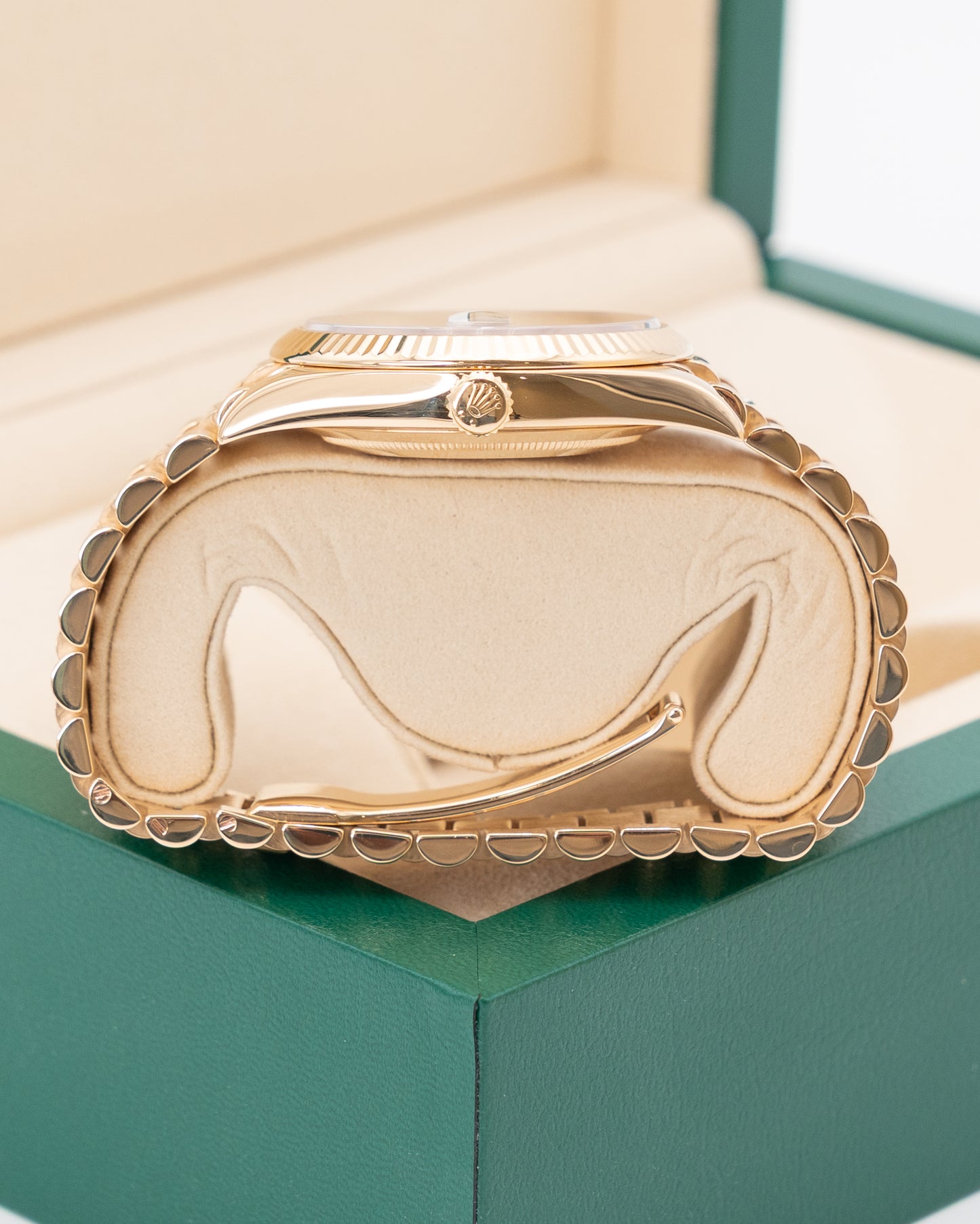 Rolex DayDate 40mm 228238 Yellow Gold Back Index Motif Dial 2019