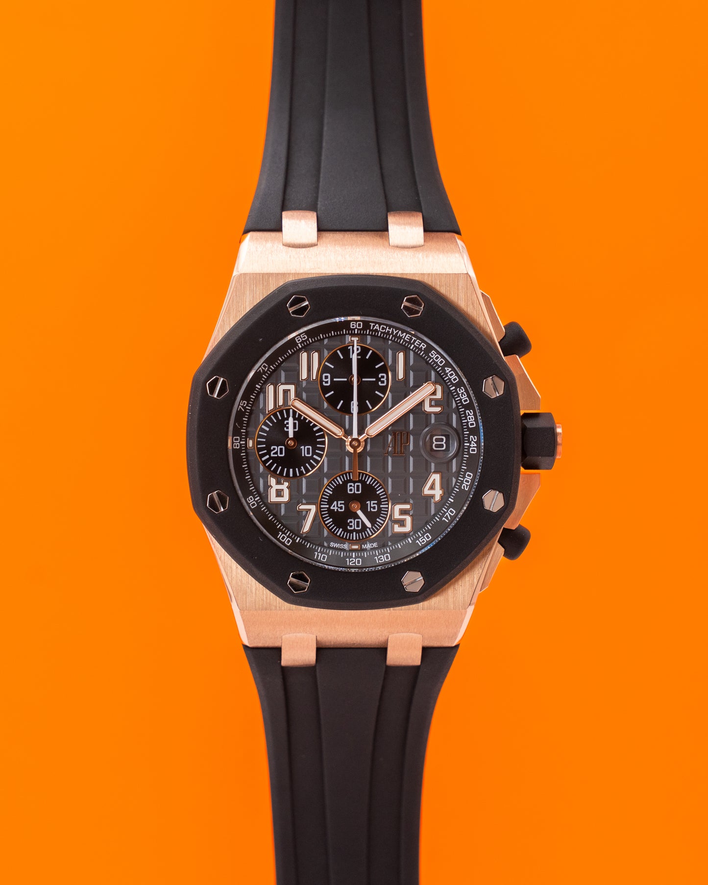 Audemars Piguet Royal Oak Offshore Chronograph 42mm 26238OK Rose Gold Grey Dial