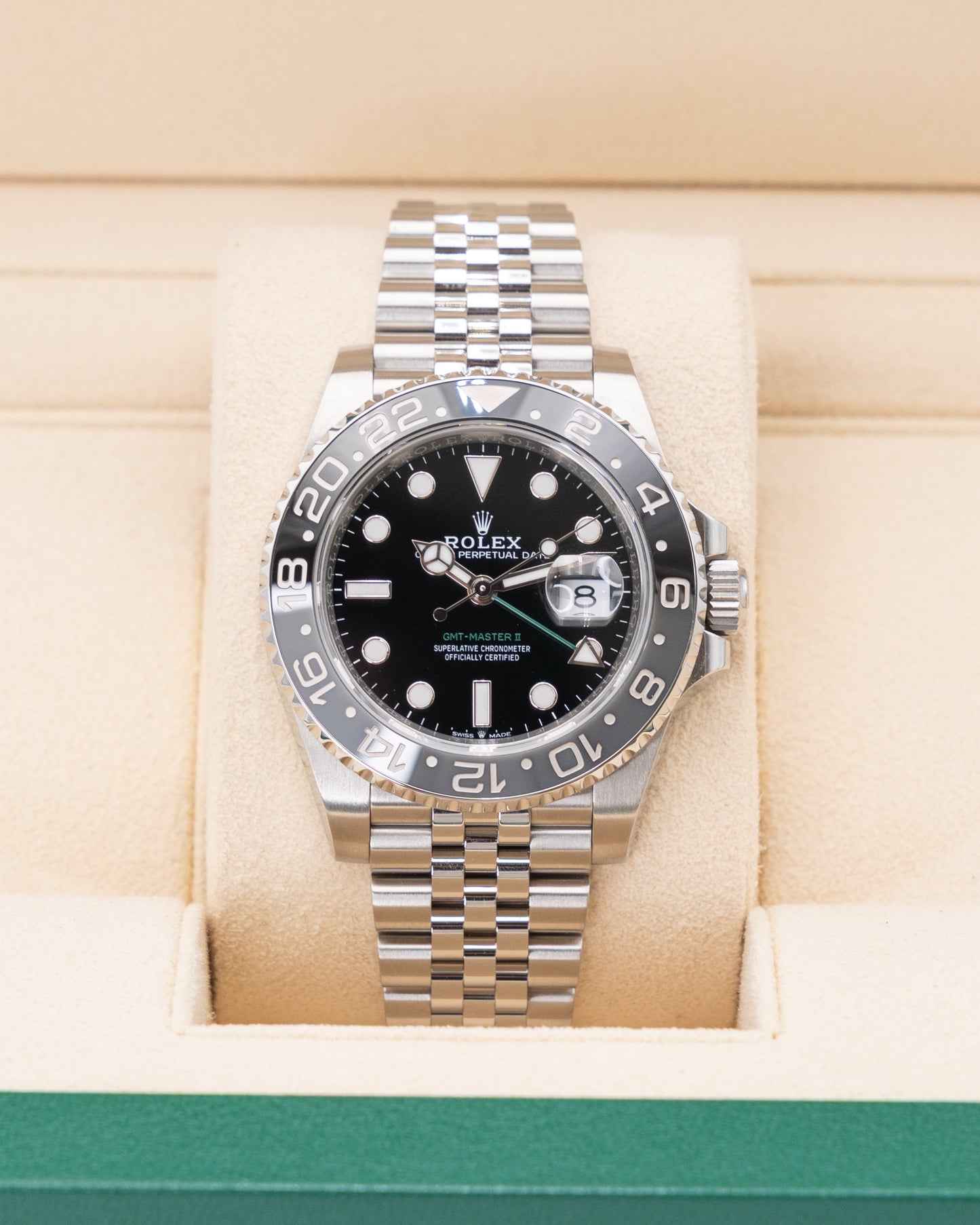 Rolex GMT Master II 40mm 126710GRNR Bruce Wayne Jubilee 2025