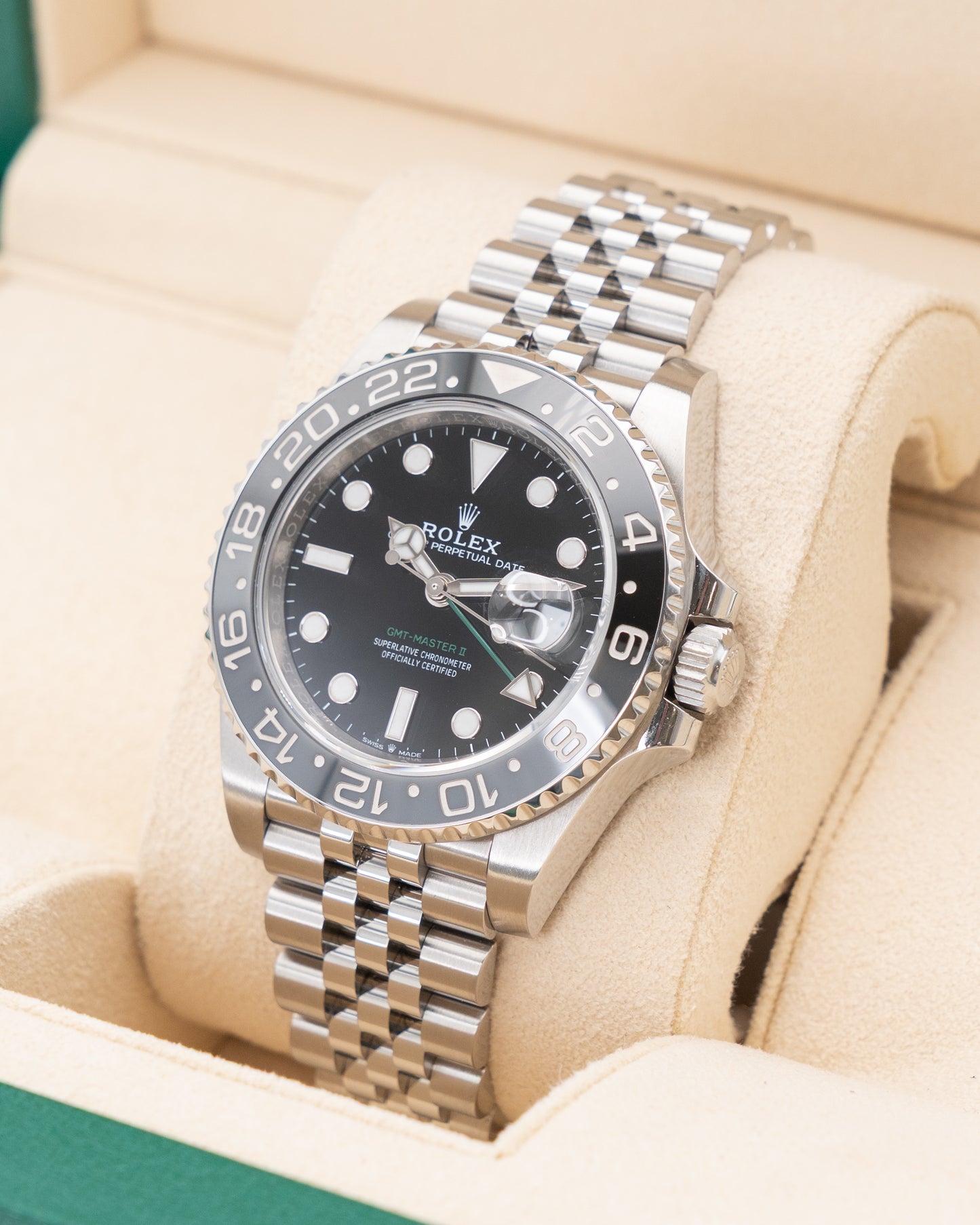 Rolex GMT Master II 40mm 126710GRNR Bruce Wayne Jubilee 2025