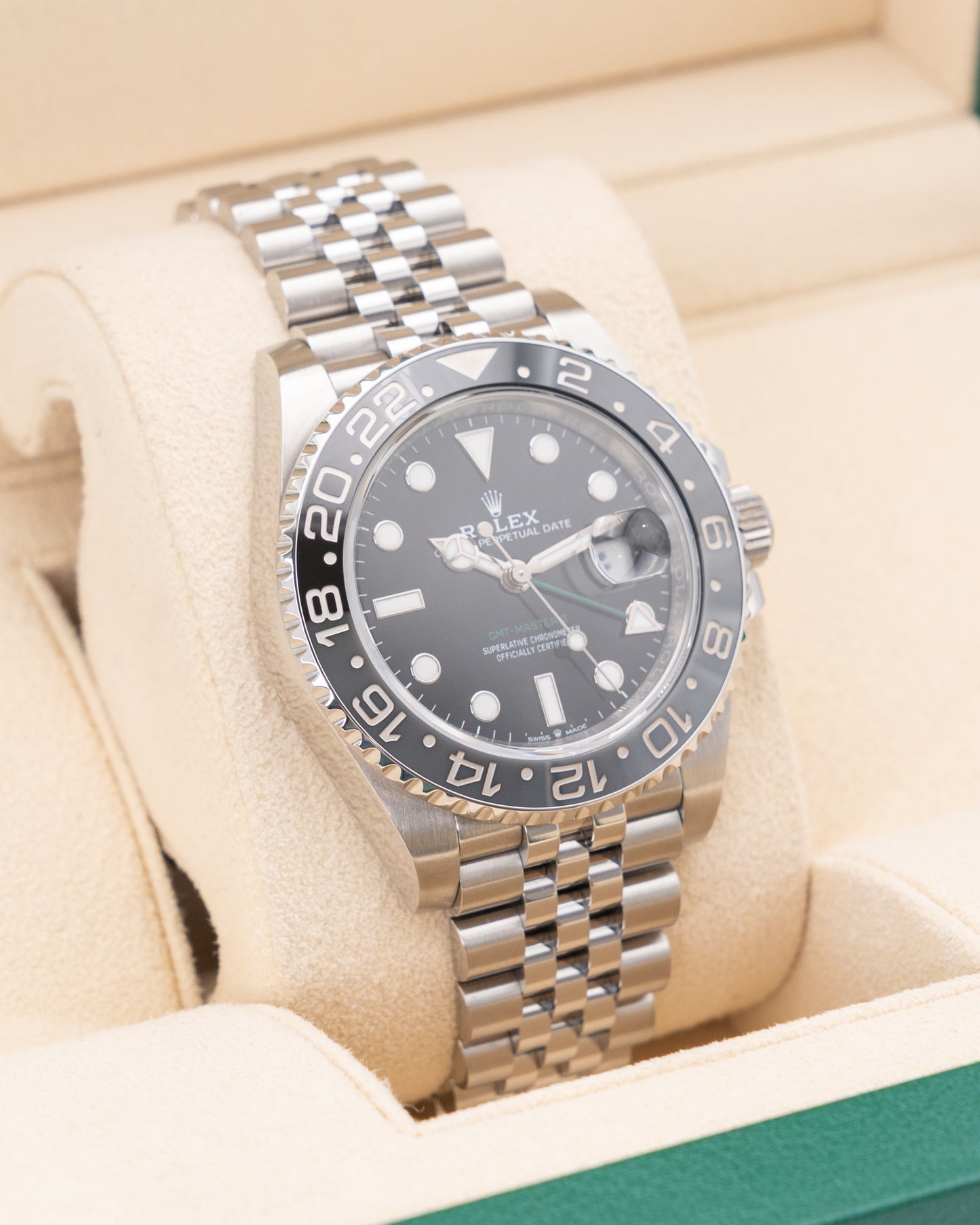 Rolex GMT Master II 40mm 126710GRNR Bruce Wayne Jubilee 2025