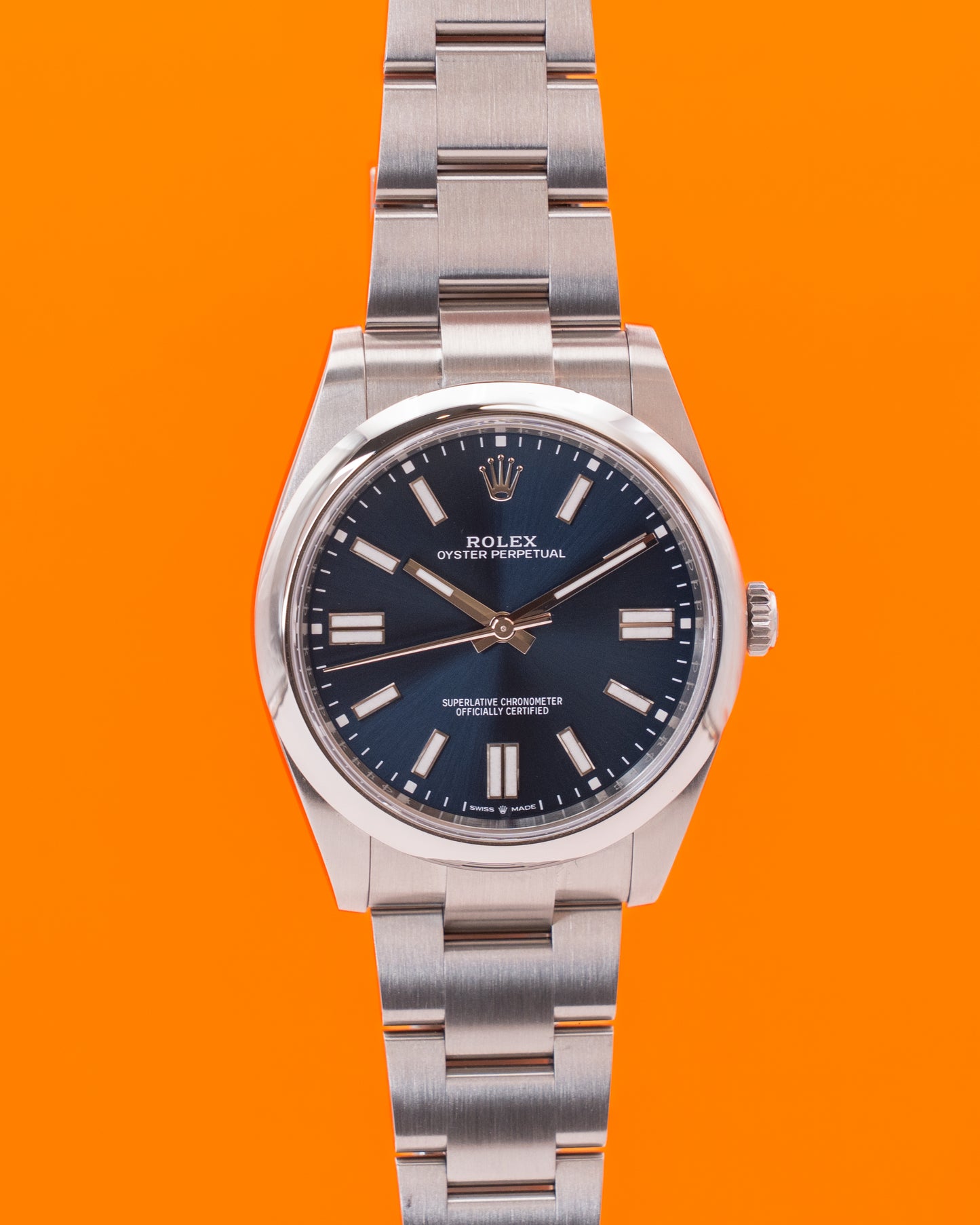 Rolex Oyster Perpetual 41mm 124300 Blue Dial 2025