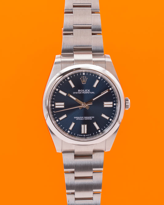 Rolex Oyster Perpetual 41mm 124300 Blue Dial 2025
