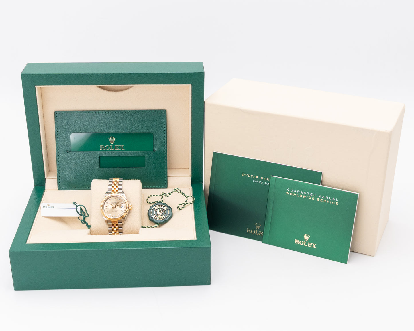 Rolex Datejust 28mm 279173 Two Tone Champagne Star Diamond Dial 2021