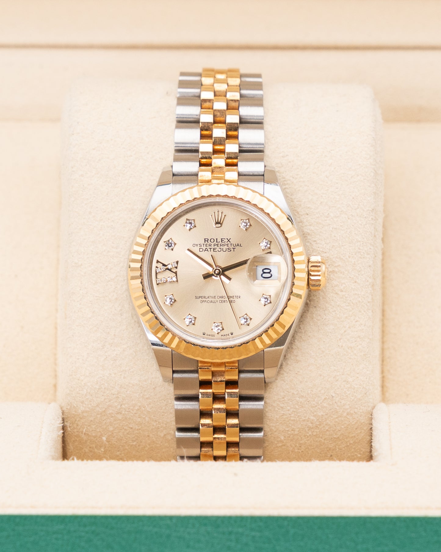 Rolex Datejust 28mm 279173 Two Tone Champagne Star Diamond Dial 2021