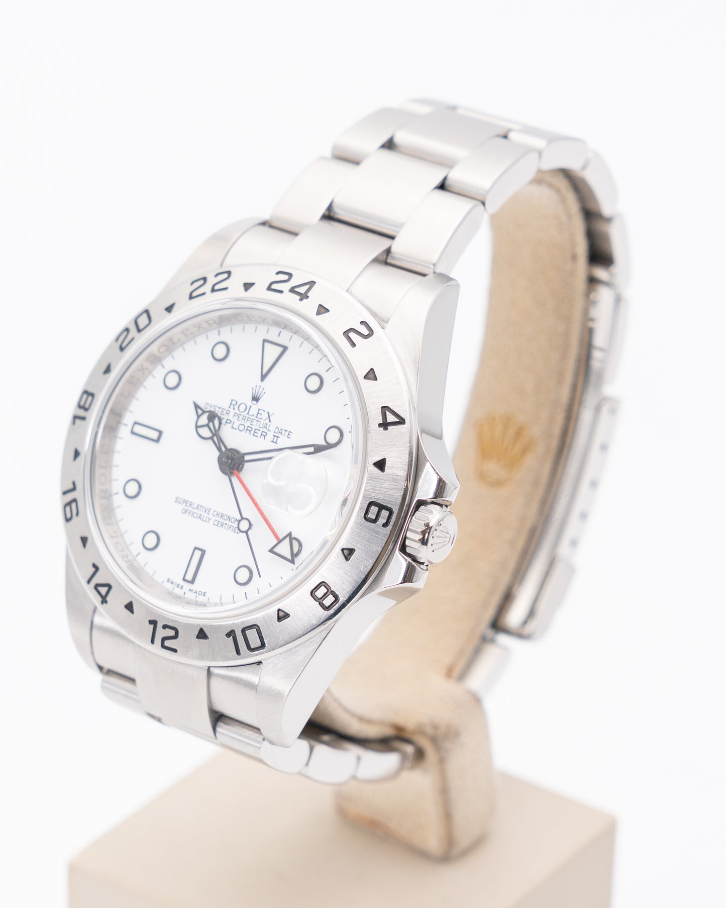 Rolex Explorer II 40mm 16570 3186 White Dial