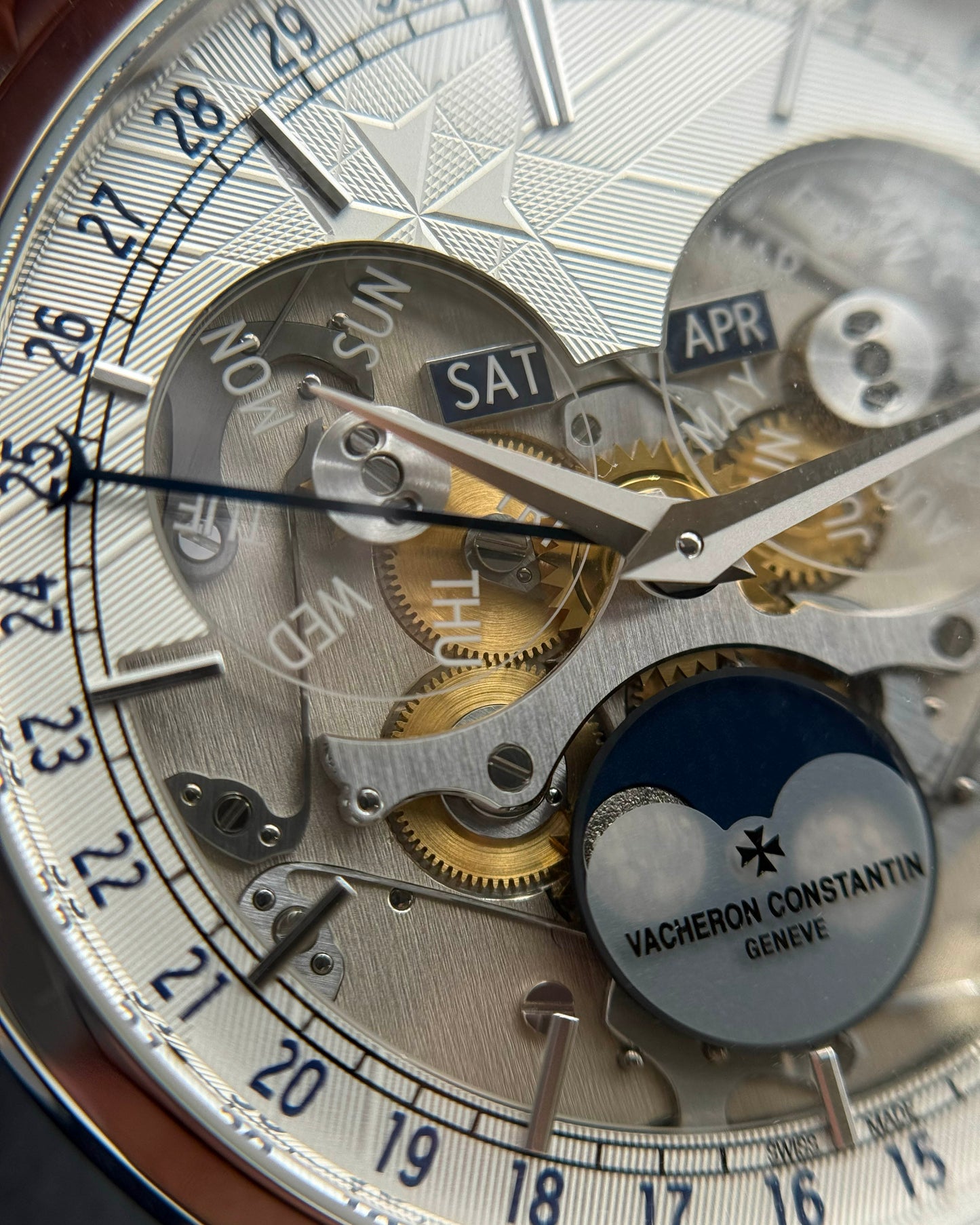 Vacheron Constantin 41mm 4020T/000P-H038 Complete Calendar Openface Platinum LIMITED TO 370 PIECES