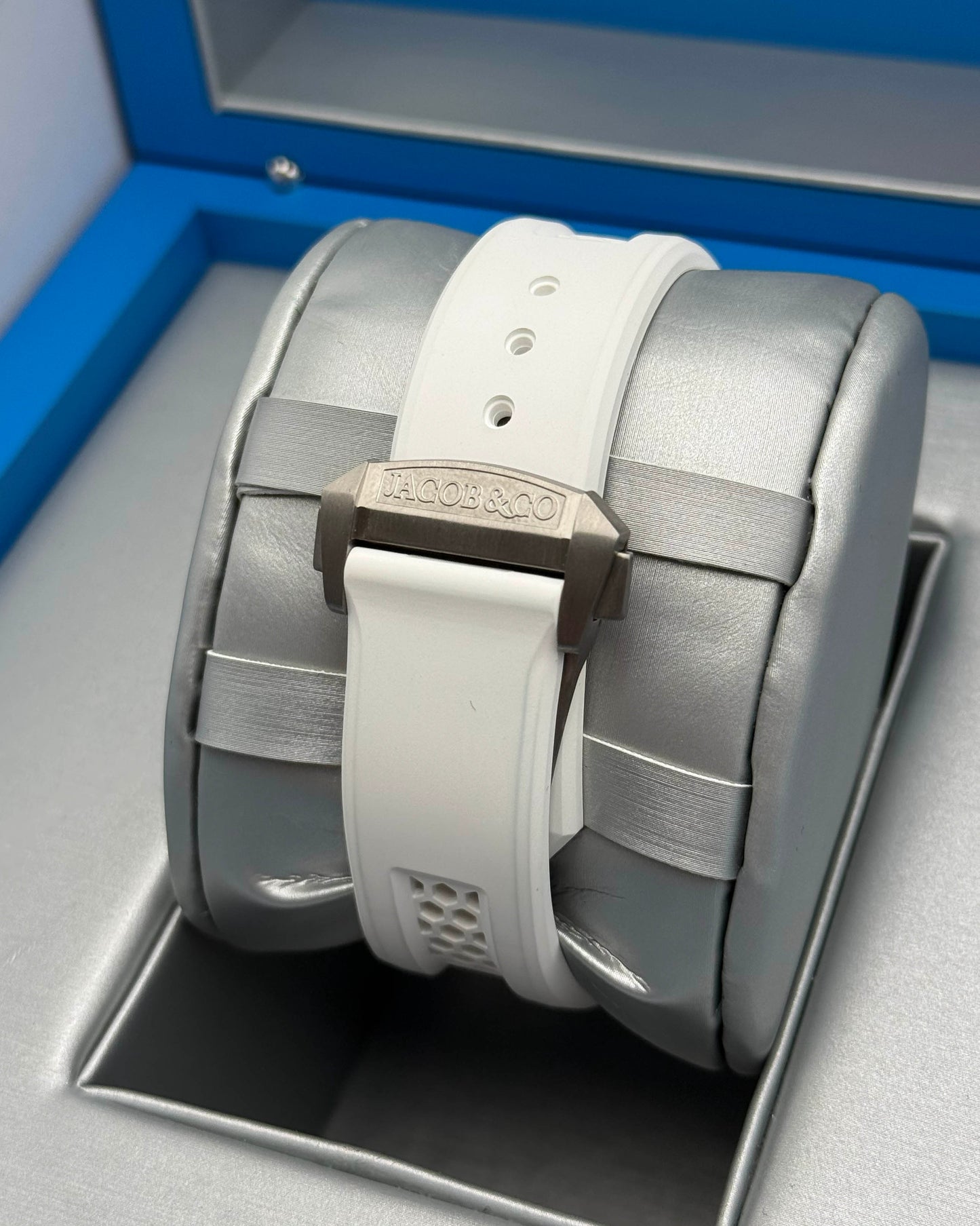 Jacob & Co Epic x Chrono Messi 47mm EC313.20 Titanium White