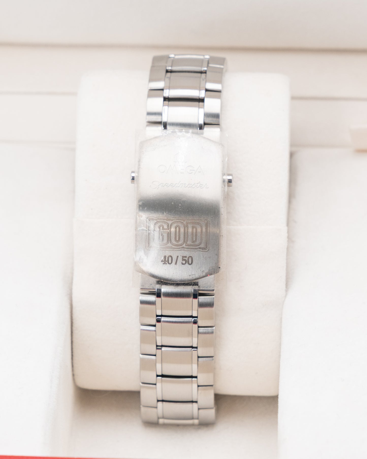 UNWORN Omega Speedmaster 40mm 3220.50 Black Day Date Limited 1/50 GOD