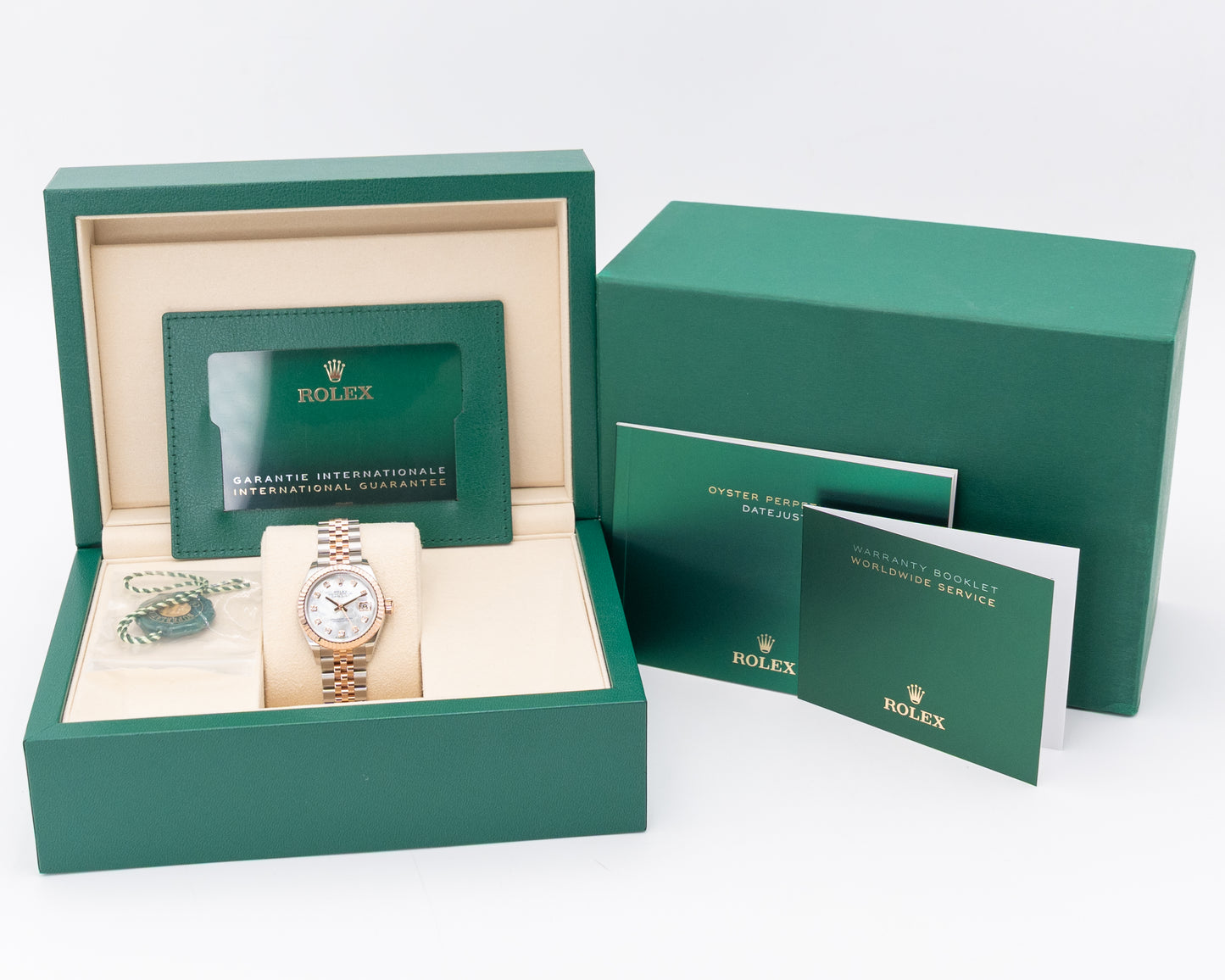 Rolex Datejust 28mm 279171 Rose Gold MOP Dial Fluted Jubilee 2025