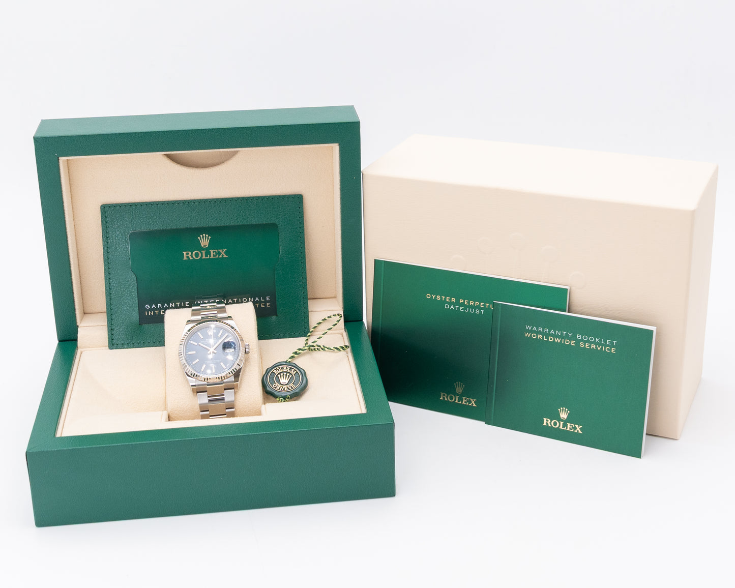 Rolex Datejust 36mm 126234 Blue Stick Dial with Fluted bezel 2025