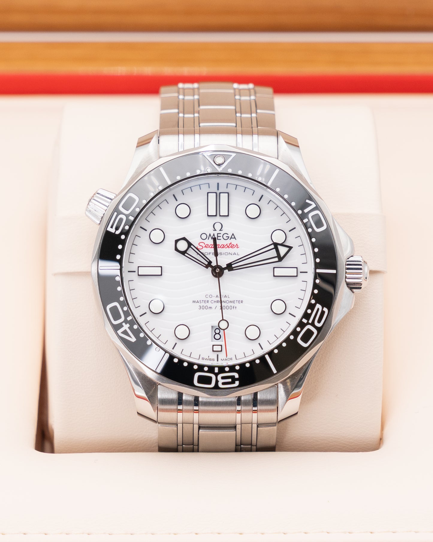 UNWORN Omega Seamaster Diver 300M 42mm 210.30.42.20.04.001 White