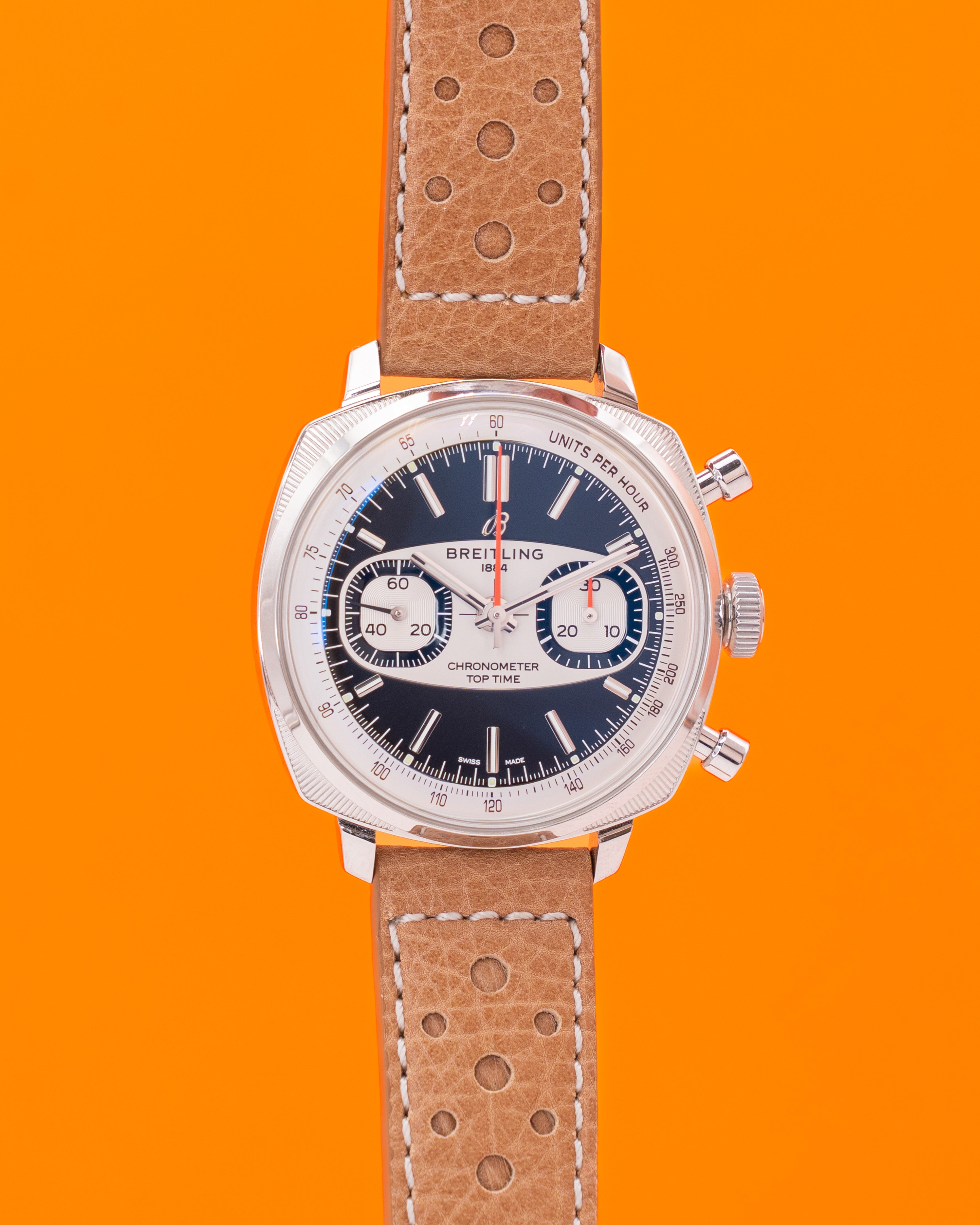 スカルフライト　B-15A Breitling Top Time B01 Racing 38mm AB01771A1B1X1 Panda Chronograph