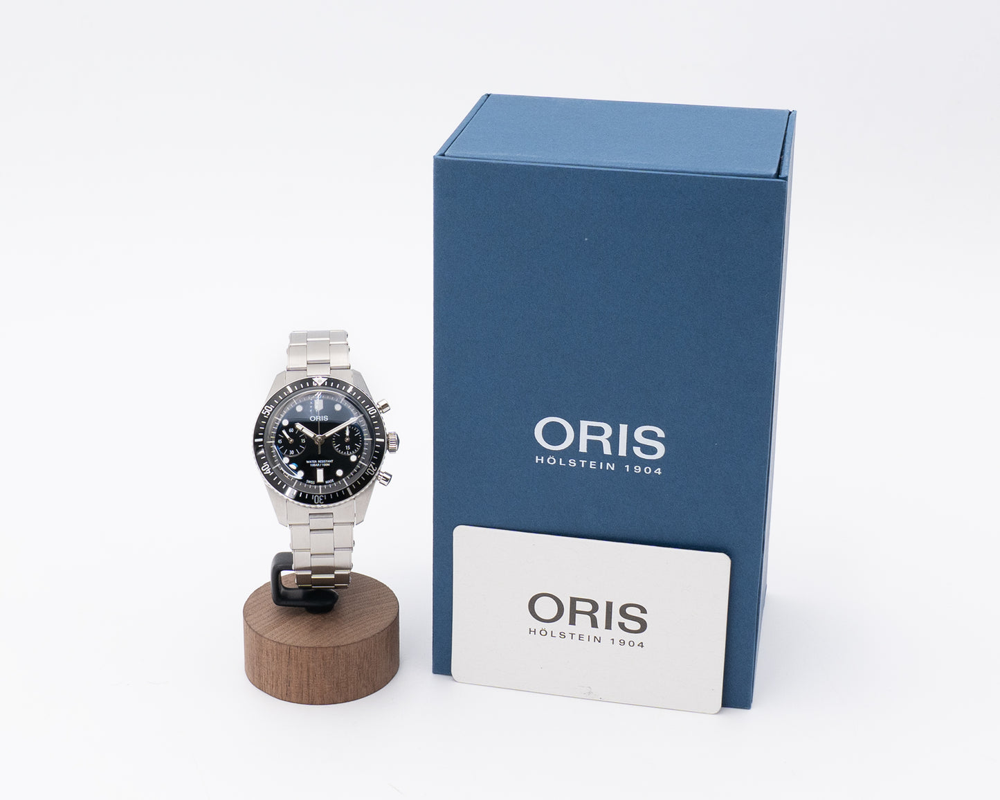Oris Divers Sixty Five Chronograph 40mm 01 771 7791 4054 Black Dial on Bracelet
