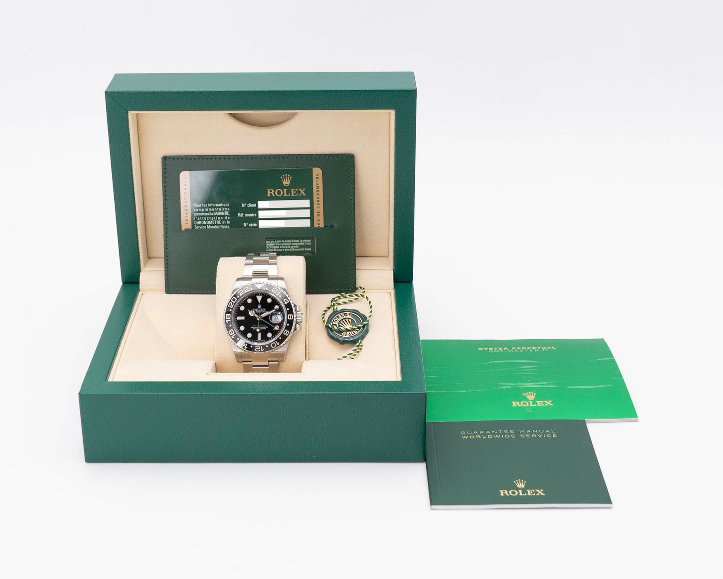 Rolex GMT Master II 40mm 116710LN Green Arrow Black Dial 2011