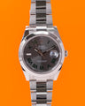 UNWORN 2025 STICKERED Rolex Datejust 41mm 126300 Wimbledon Dial Smooth Bezel Oyster