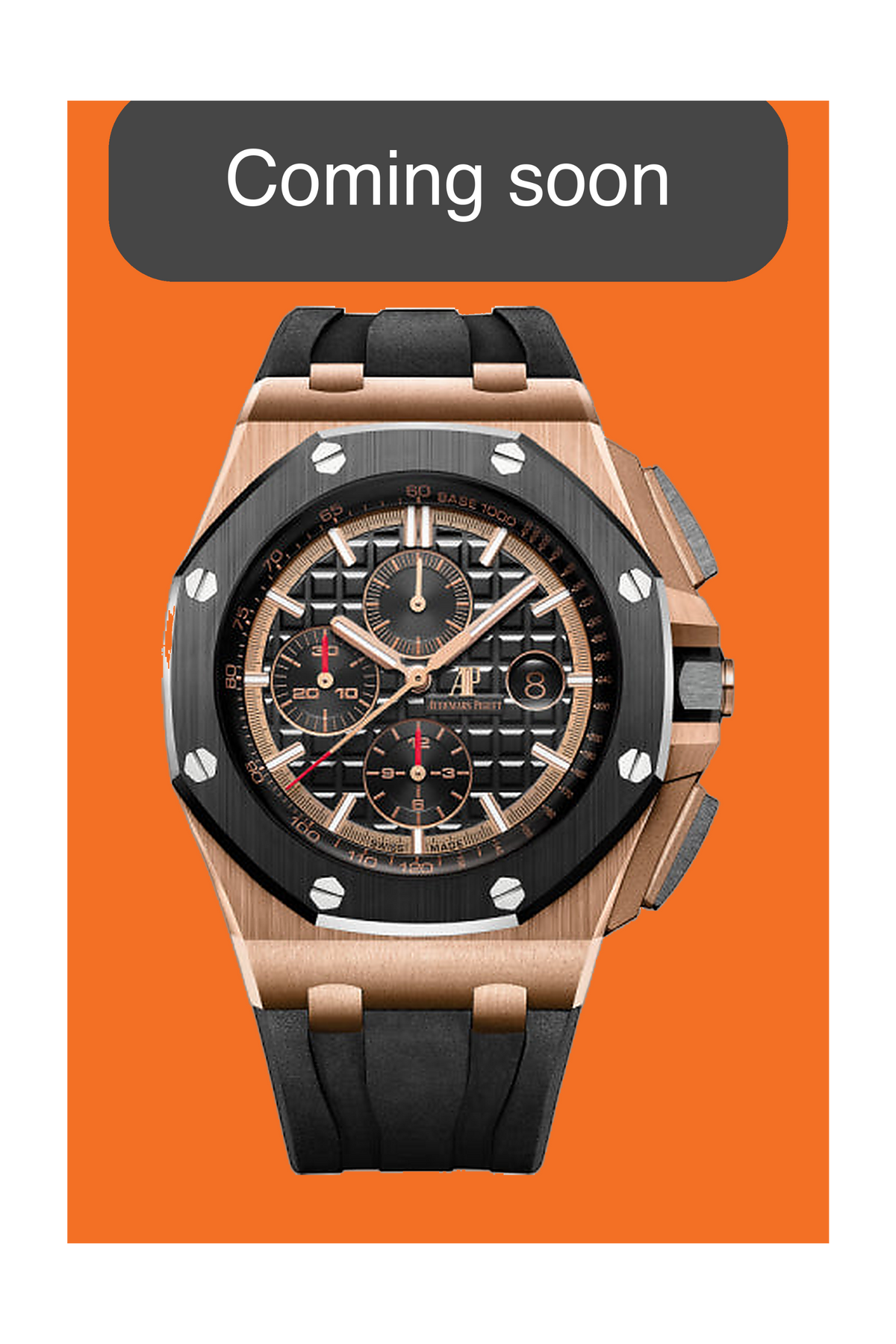 Audemars Piguet Royal Oak Offshore 44mm 26401ro Rose Gold Black Dial Camo Strap 2021