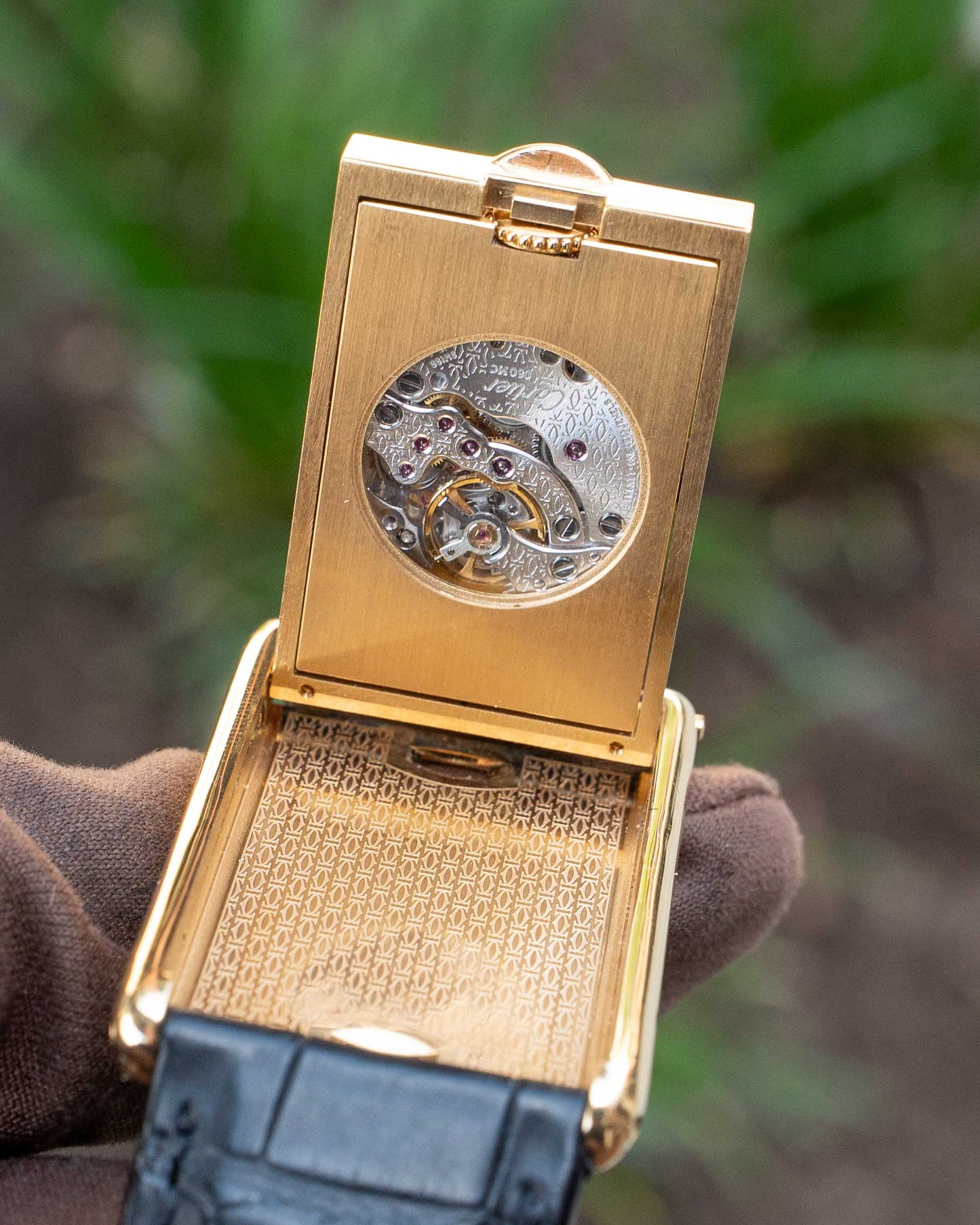 Cartier Tank CPCP Basculante 2499C Yellow Gold