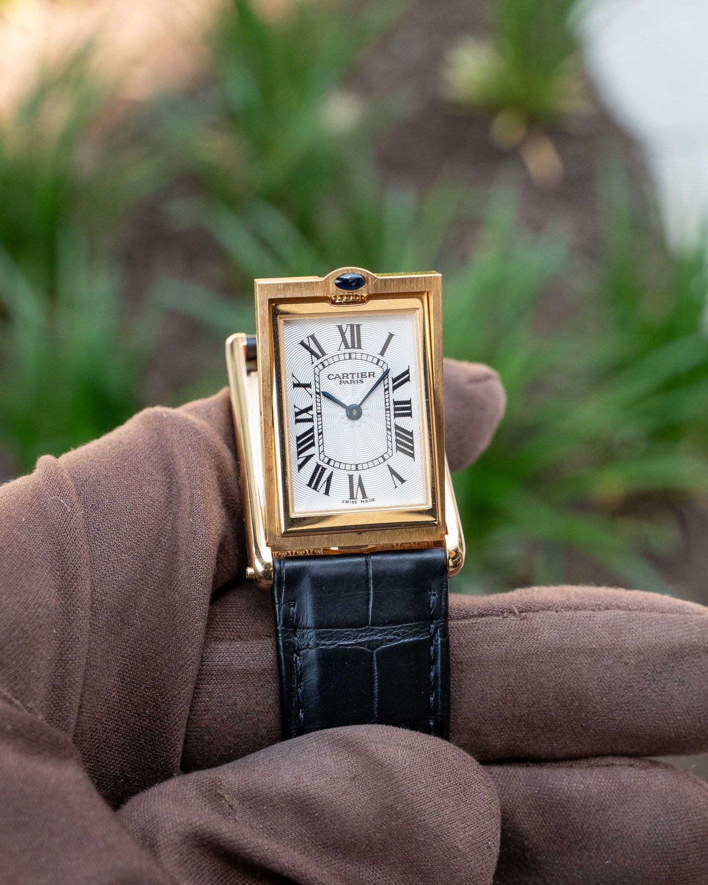Cartier Tank CPCP Basculante 2499C Yellow Gold