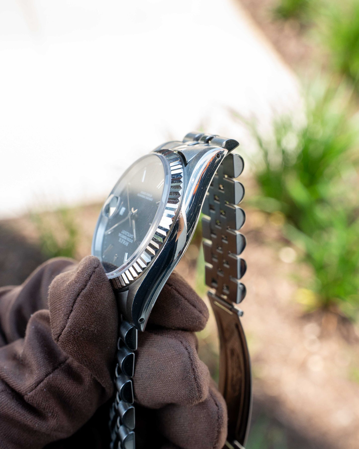 Rolex Datejust 36mm 16234 Grey Dial Fluted Jubilee