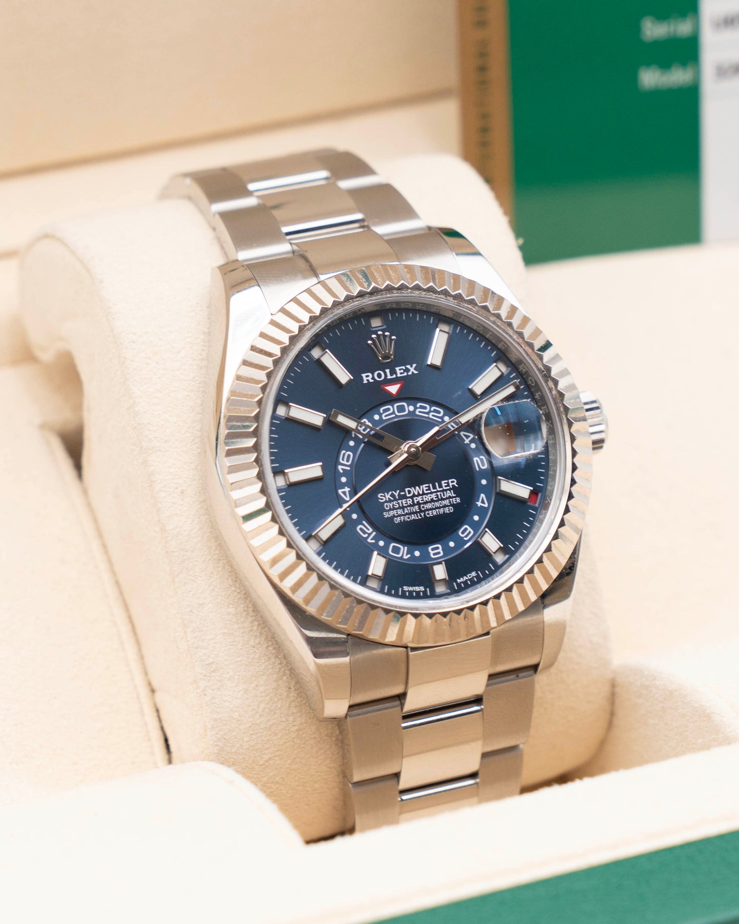 Rolex Skydweller 42mm 326934 Oyster Blue Dial 2019 (326934 bl)